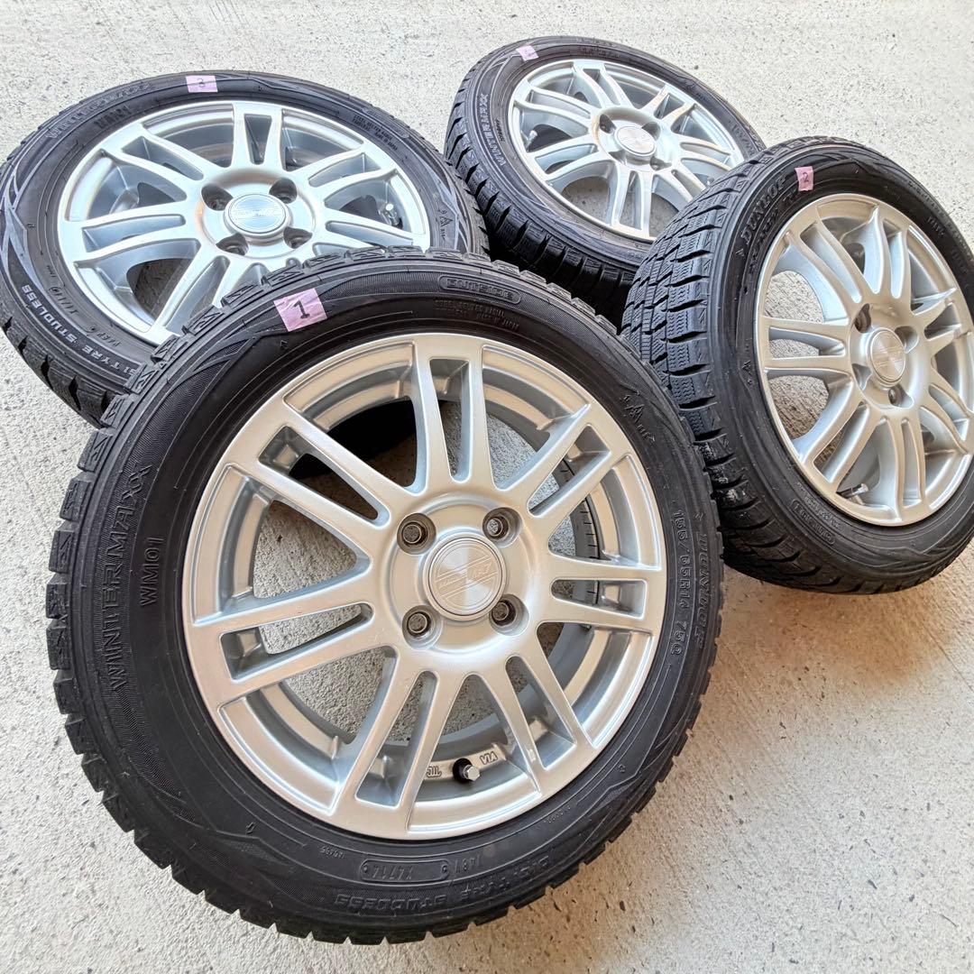 MACBES 14インチアルミホイール4本セット 155/65R14 軽自動車用
