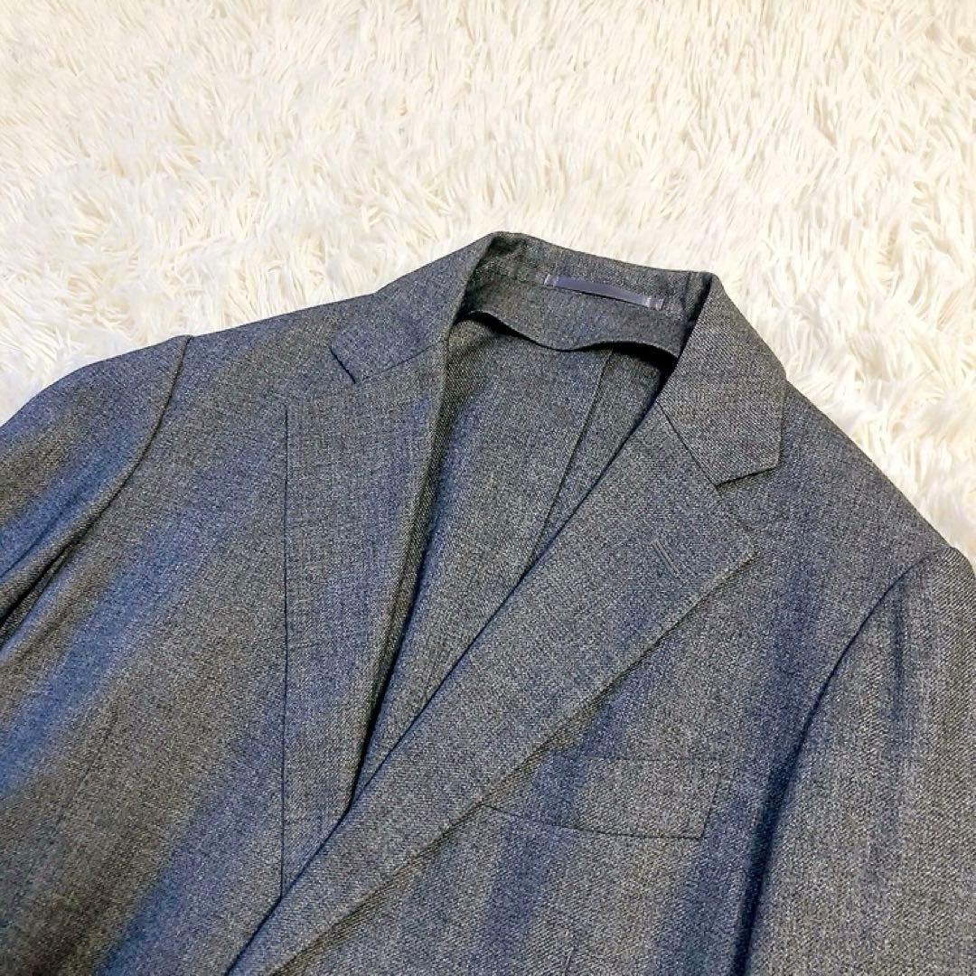 【Zegna・シルクカシミヤ】TOMORROWLAND　テーラード　グレー　44
