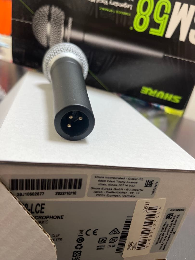Shure SM58 ダイナミックマイク 専用ケース付 GC35