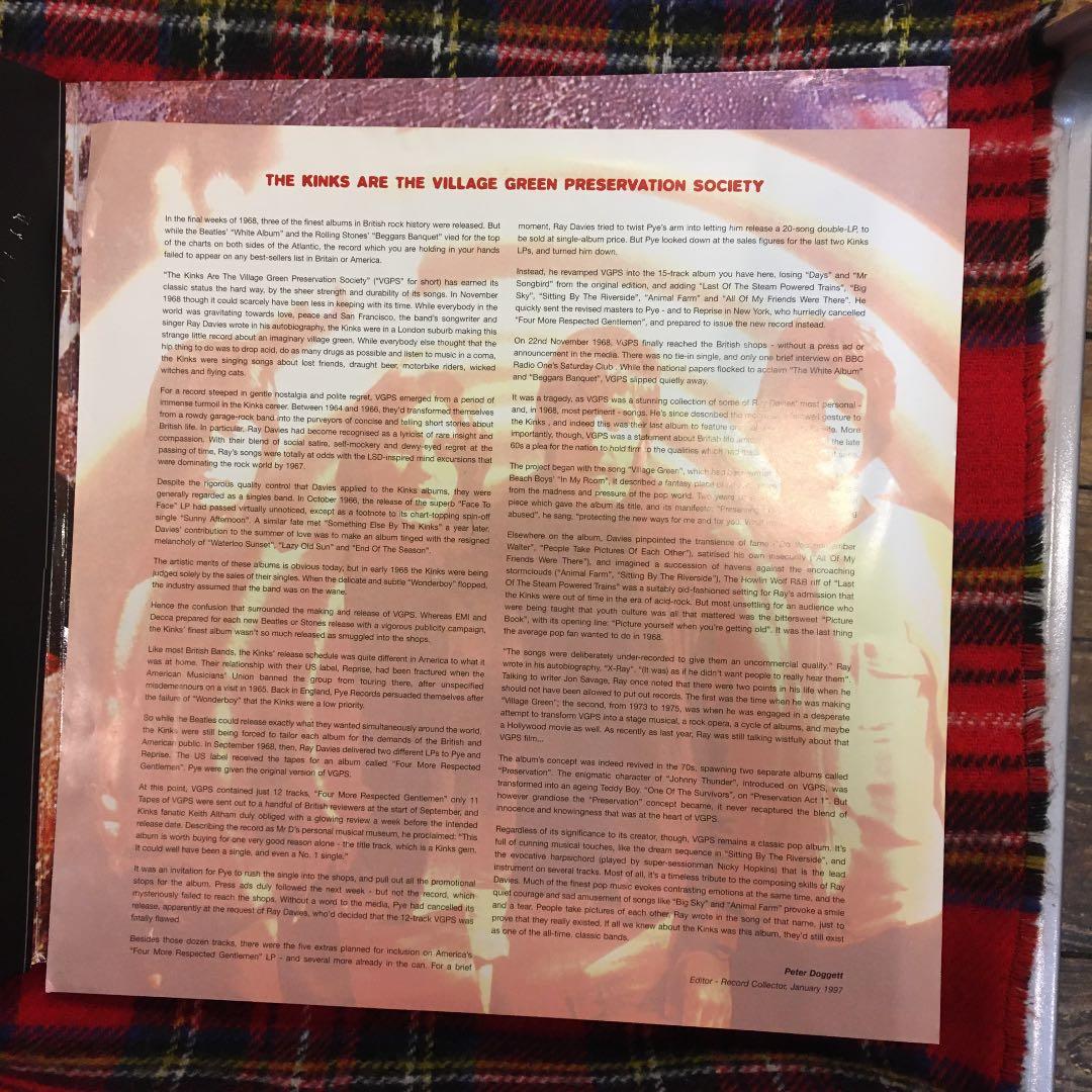 THE KINKS village green レコード＋7inch付き　5/0