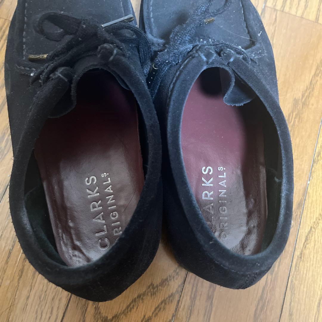 CLARKS 黒 ワラビー