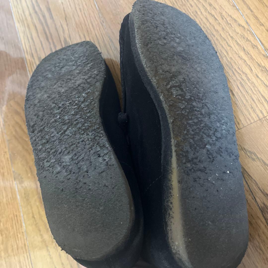 CLARKS 黒 ワラビー