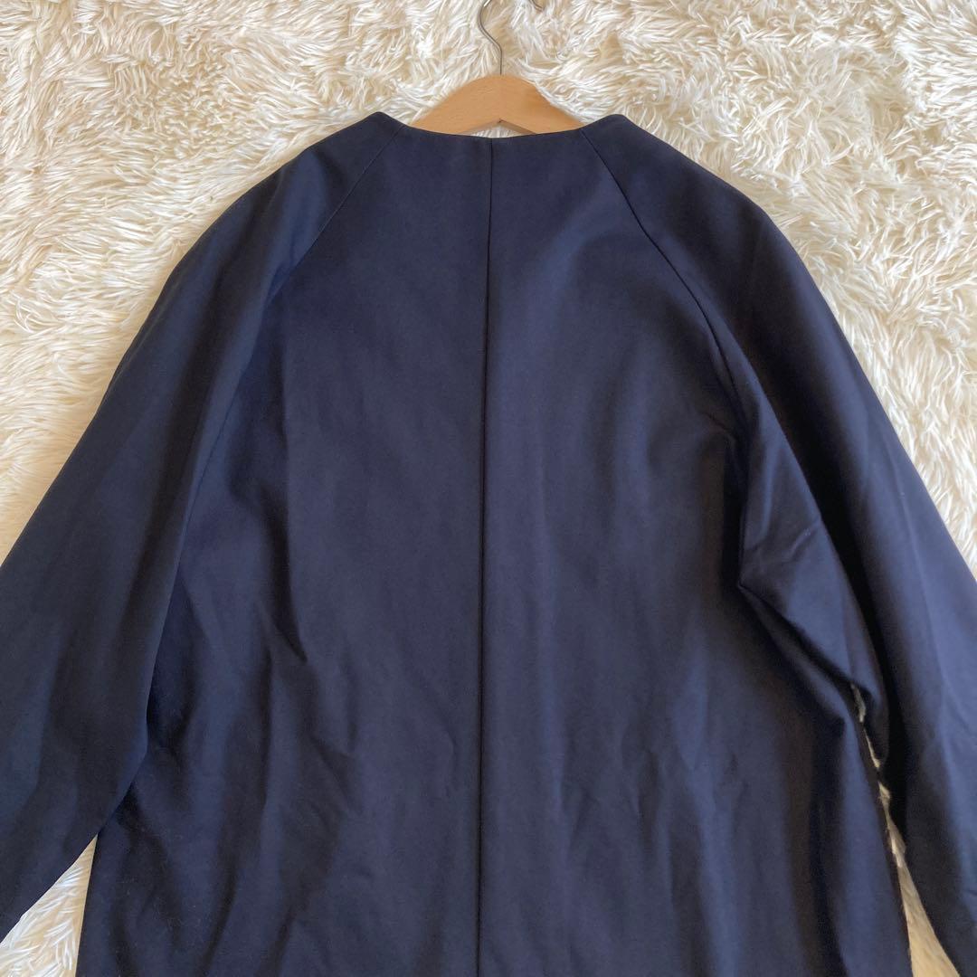 green label relaxing メタルドット ノーカラー コート