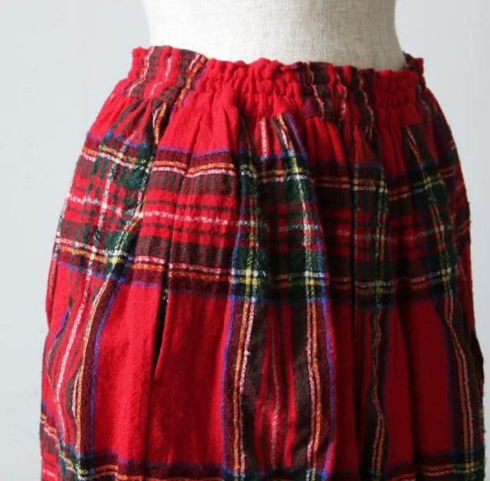 イチアンティークス　ichi Antiques チェック　スカート
