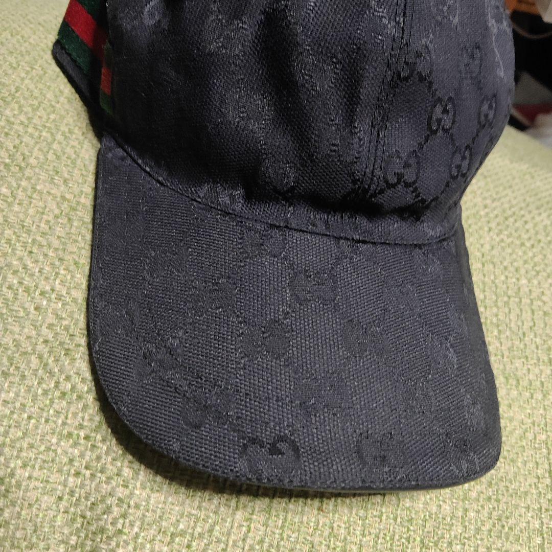 3月売りつくし！正規保証！Gucci ブラック キャップサイズｘｌ60