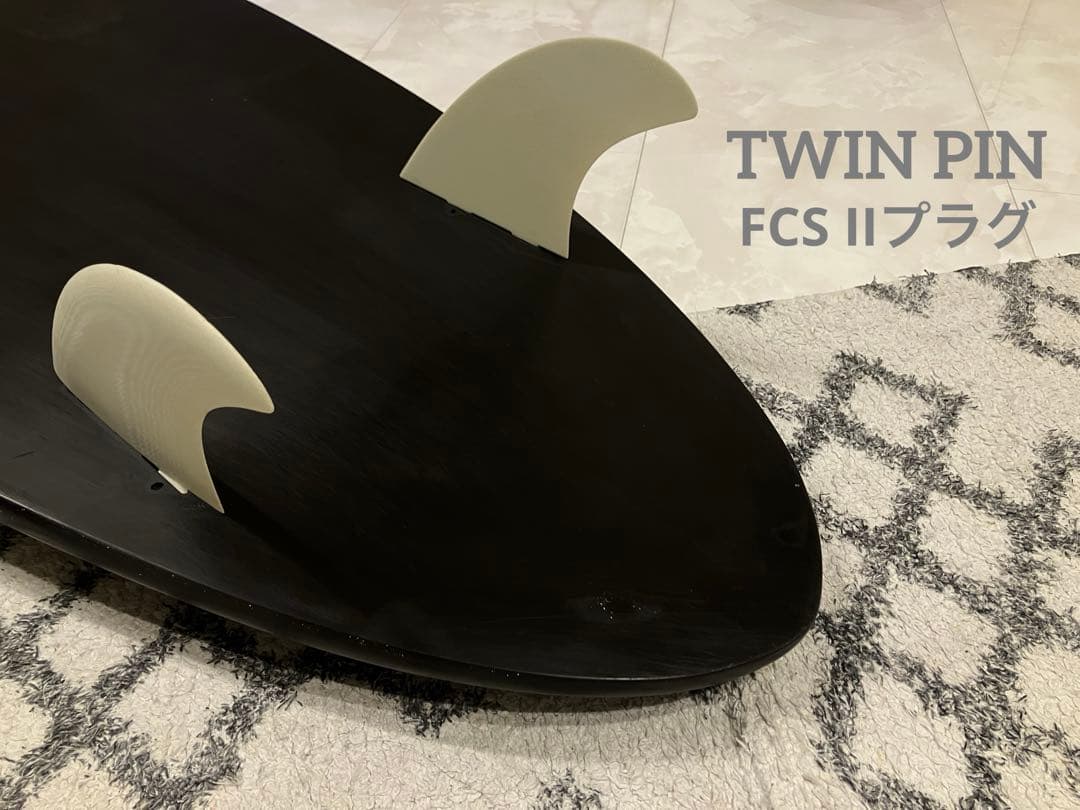 €Ktac!  TWIN PIN 6’0 ツインピン フィン付属