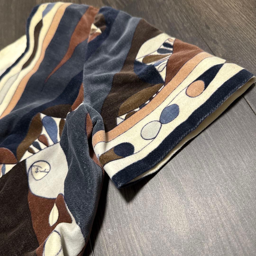 Emilio Pucci ヴィンテージ ワンピース ♡ベロア Ｍ