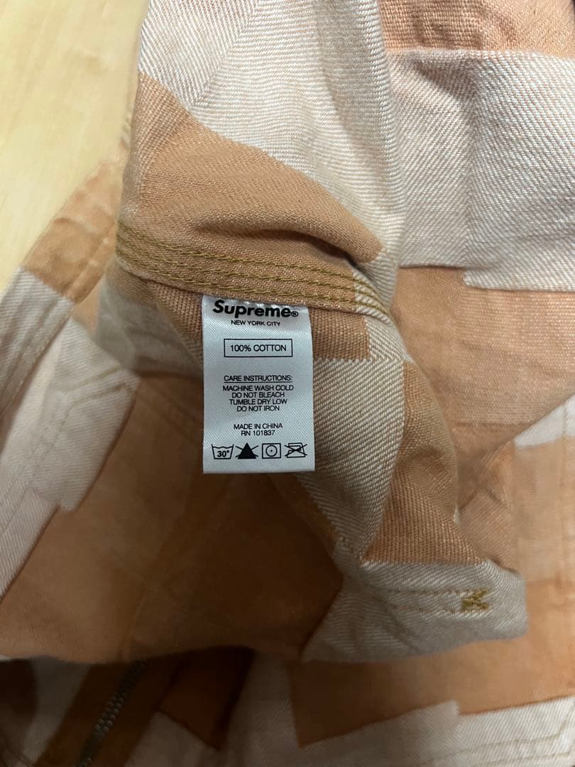Supreme 21ss パッチワーク チェック Patched Denim
