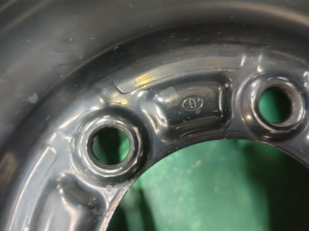 ①ハイエース トヨタ純正 15インチ鉄ホイール 2本セット送料込み