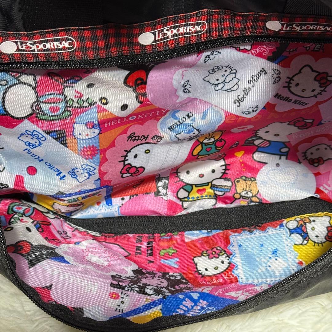 【✨新品同様✨】ハローキティ レスポートサック ボストンバッグ ポーチ付き❣️