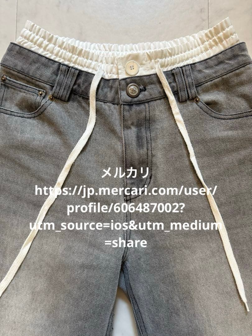 Bibiy JULIET DOUBLE WAIST DENIM デニム M