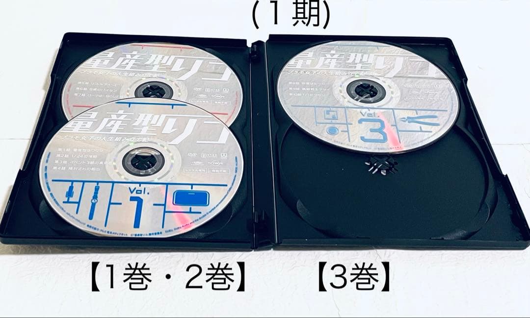 量産型リコ　１期(全3巻)+２期(全3巻) 【全６巻】　DVD 各全巻セット