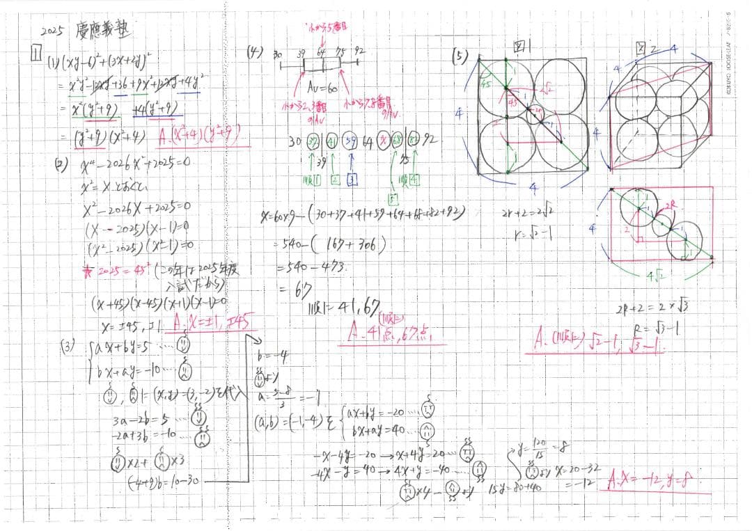 今だけ半額 塾講師オリジナル数学解説 早慶附属6校2013-25高校入試過去問