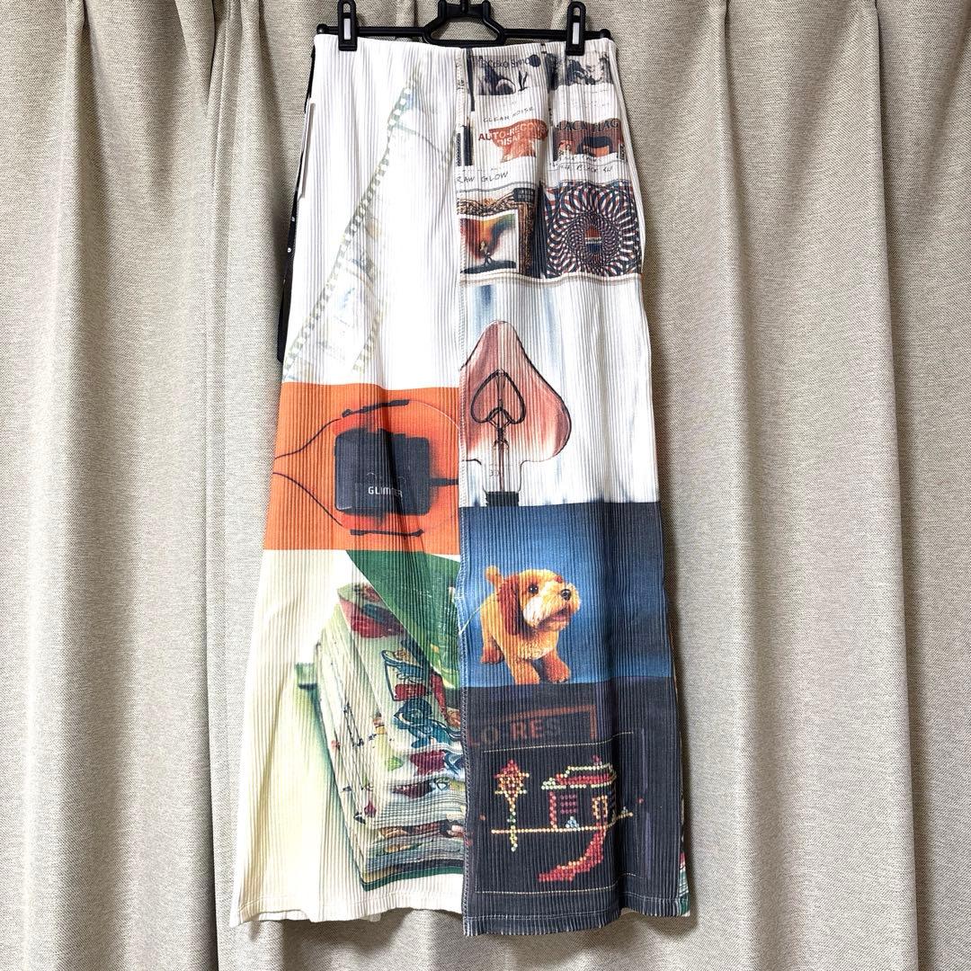 アメリヴィンテージ　EMOTIONAL COLLAGE RIB SKIRT