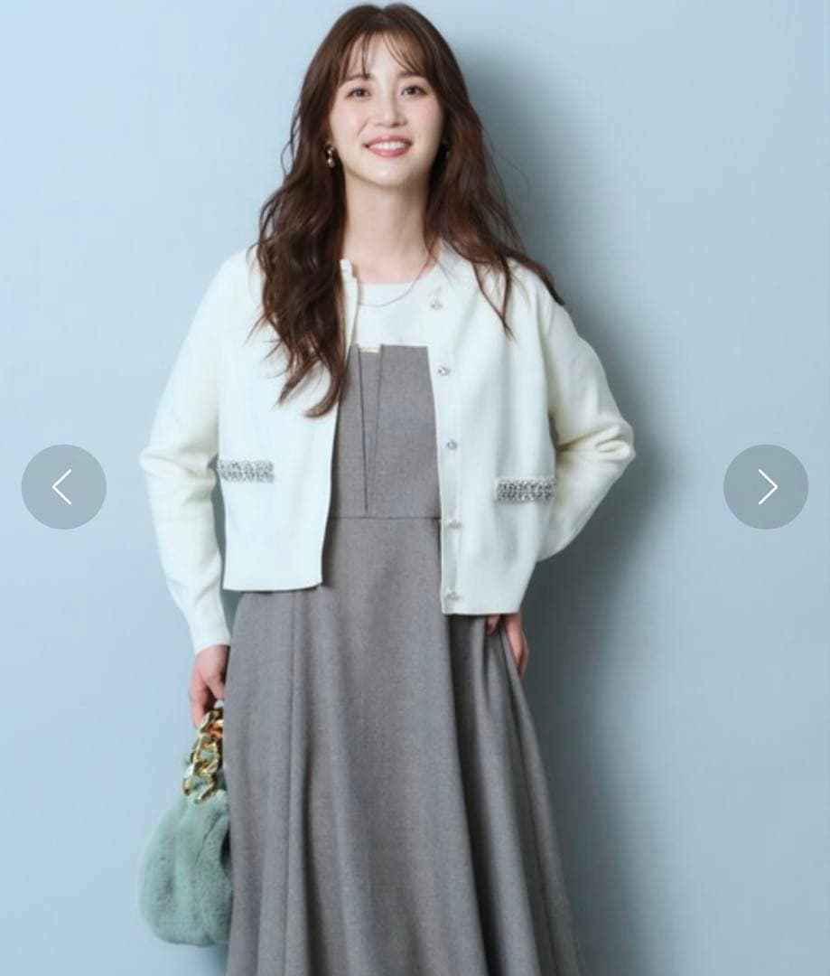 782【新品タグ付】JUSGLITTYメニービジューアンサンブル