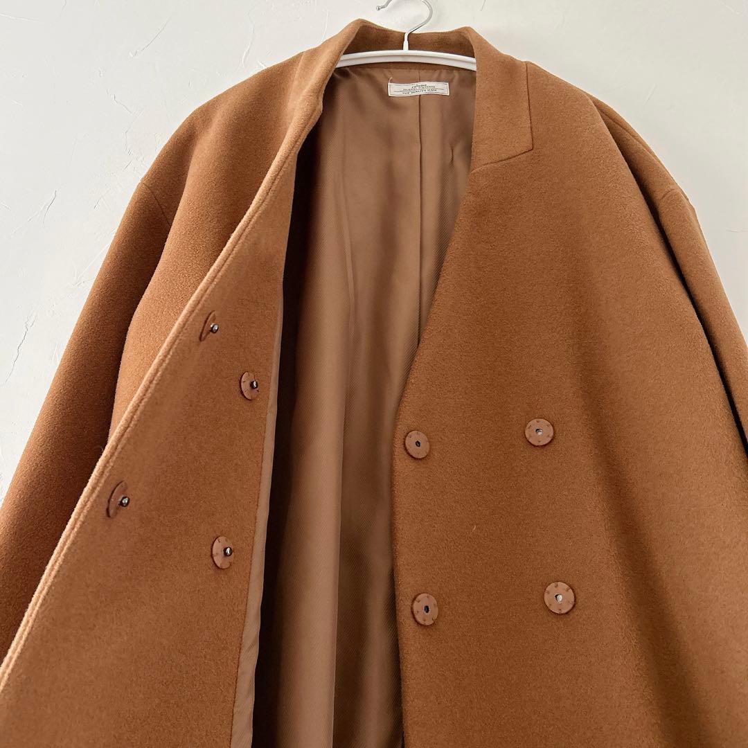 JOURNAL STANDARD relume ノーカラーコート キャメル 36