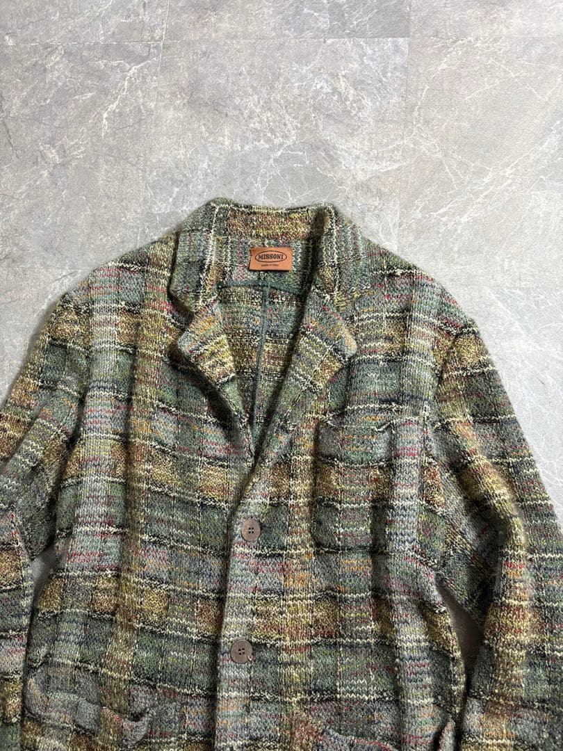 ジャケット・アウター 00s MISSONI mohair knit tailored jacket