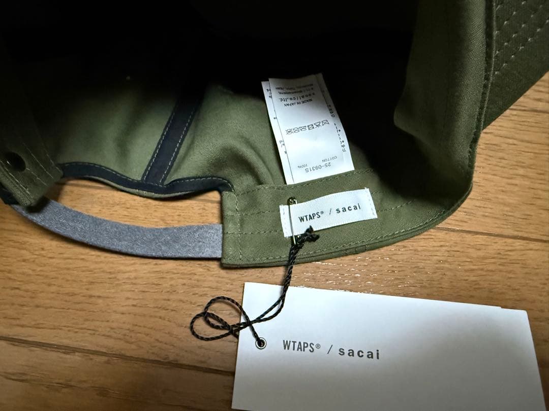 帽子 WTAPS/sacai Cotton Back Satin Cap Olive