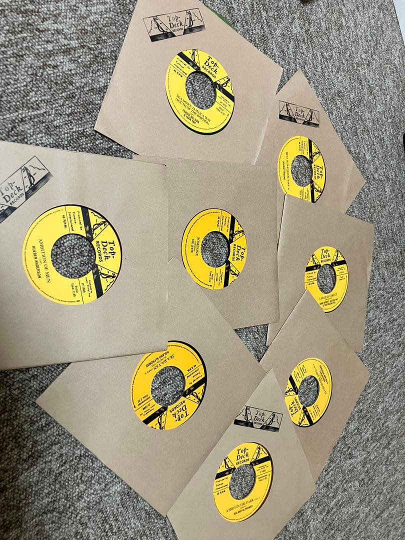 Top-Deck SKA 45's BOX 8枚セット