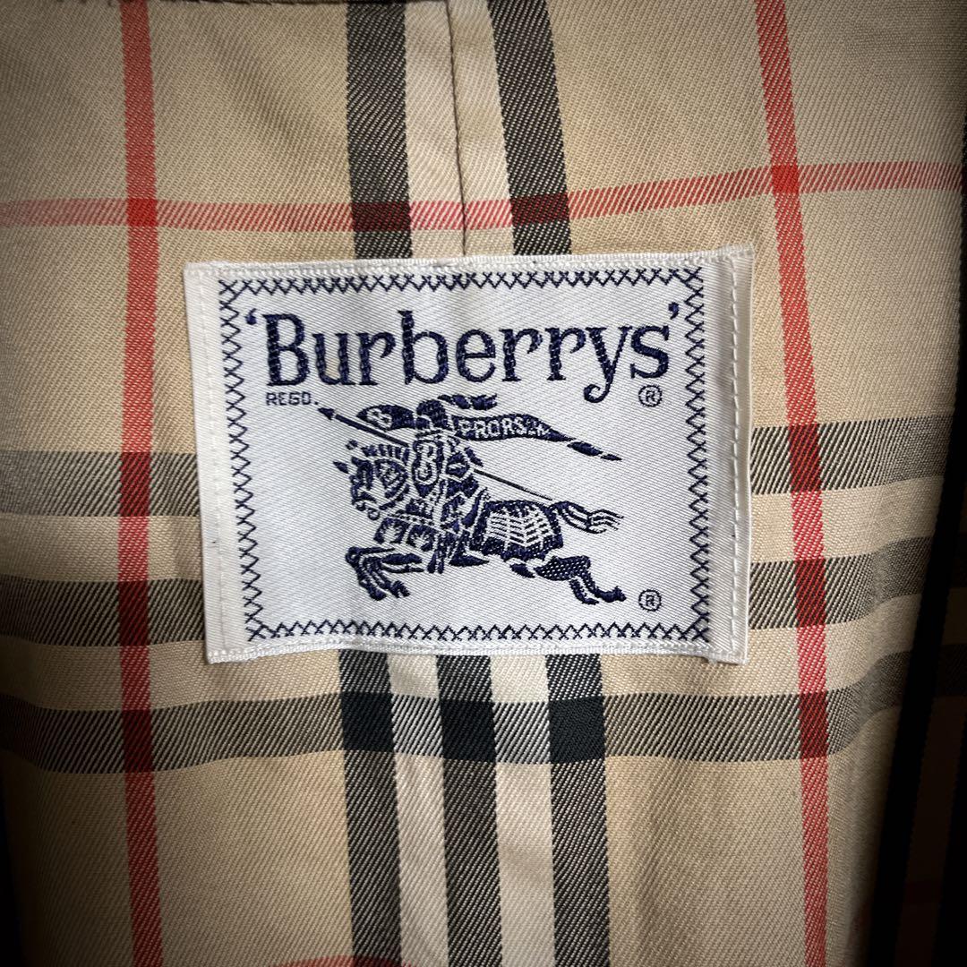 Burberrys バーバリー スプリングコート バルマカーン 立ち襟 ベージュ
