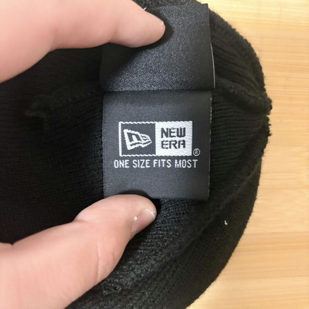 Supreme ブラック ニット帽 New Era　2024FW
