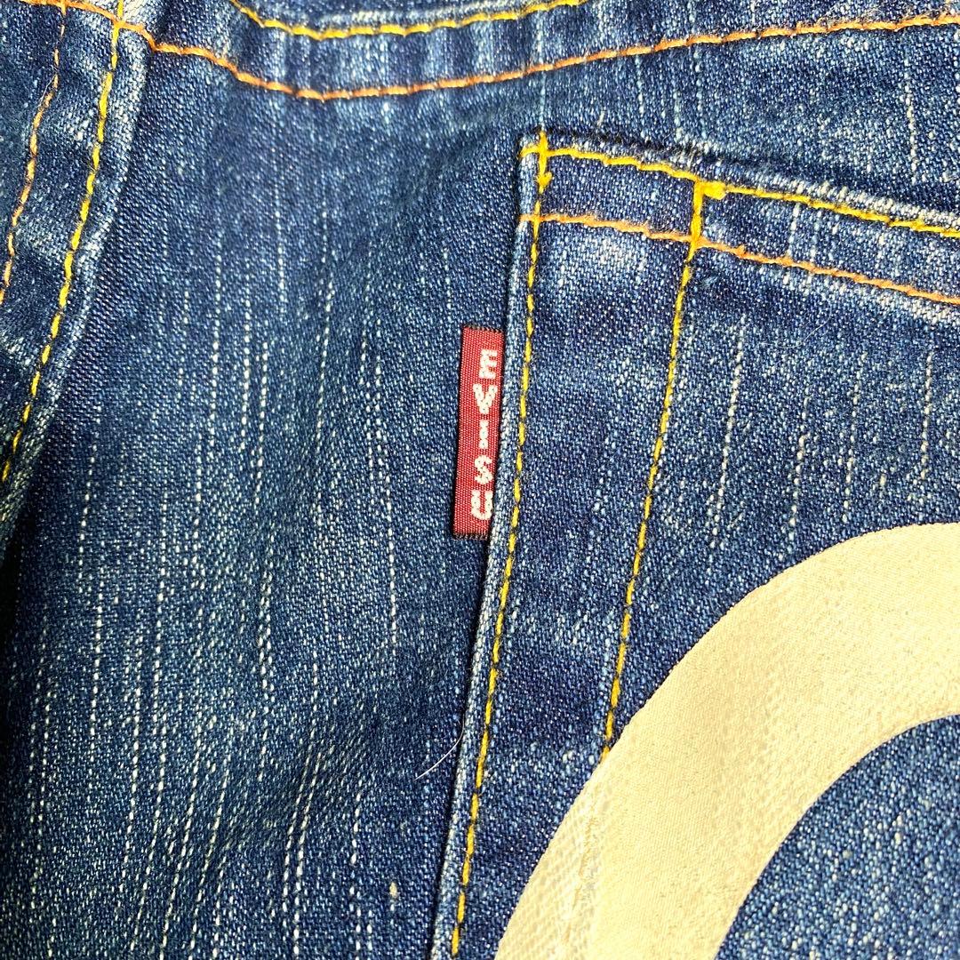 美品✨evisu donna デニム カモメ ストレッチ M レディース 綿