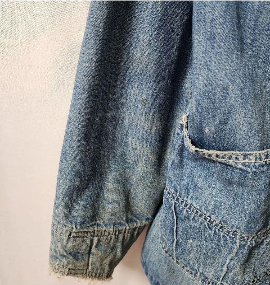 70s Lee 81LJ デニム カバーオール　裏地　ブランケット　L相当