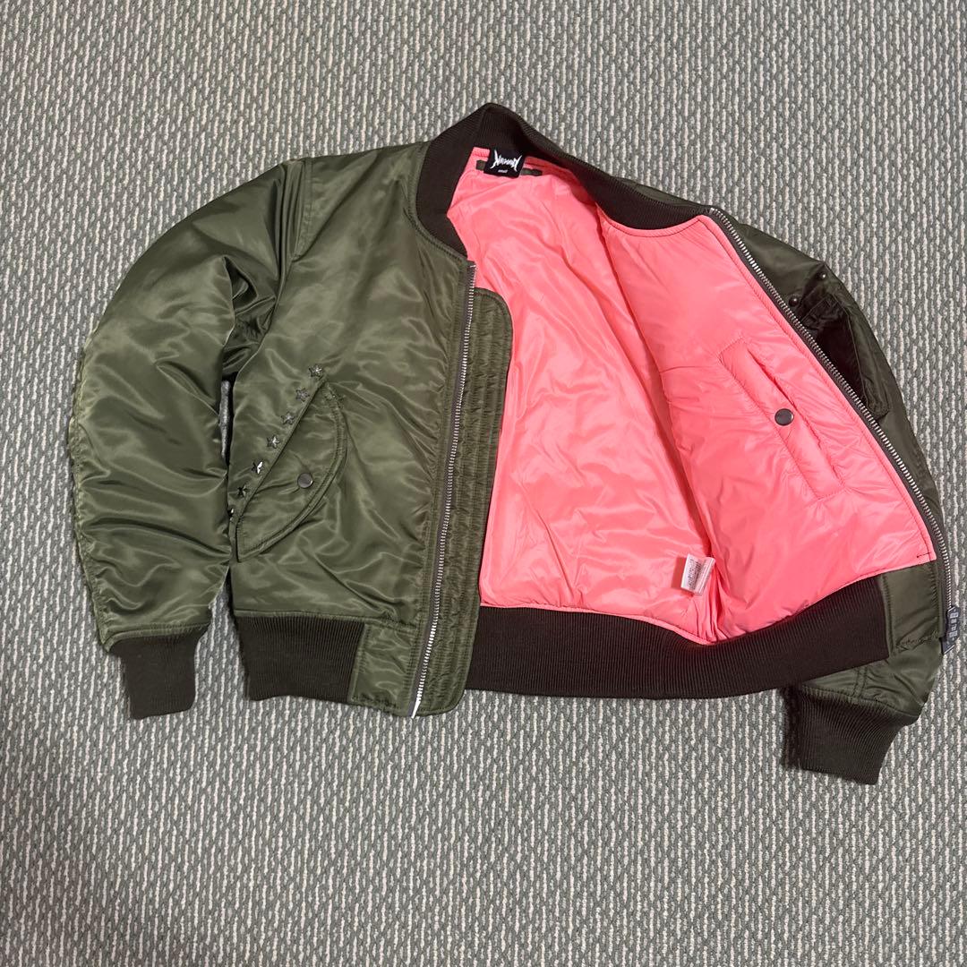 最終値下げ　NOREMID MA-1ジャケット オリーブグリーン