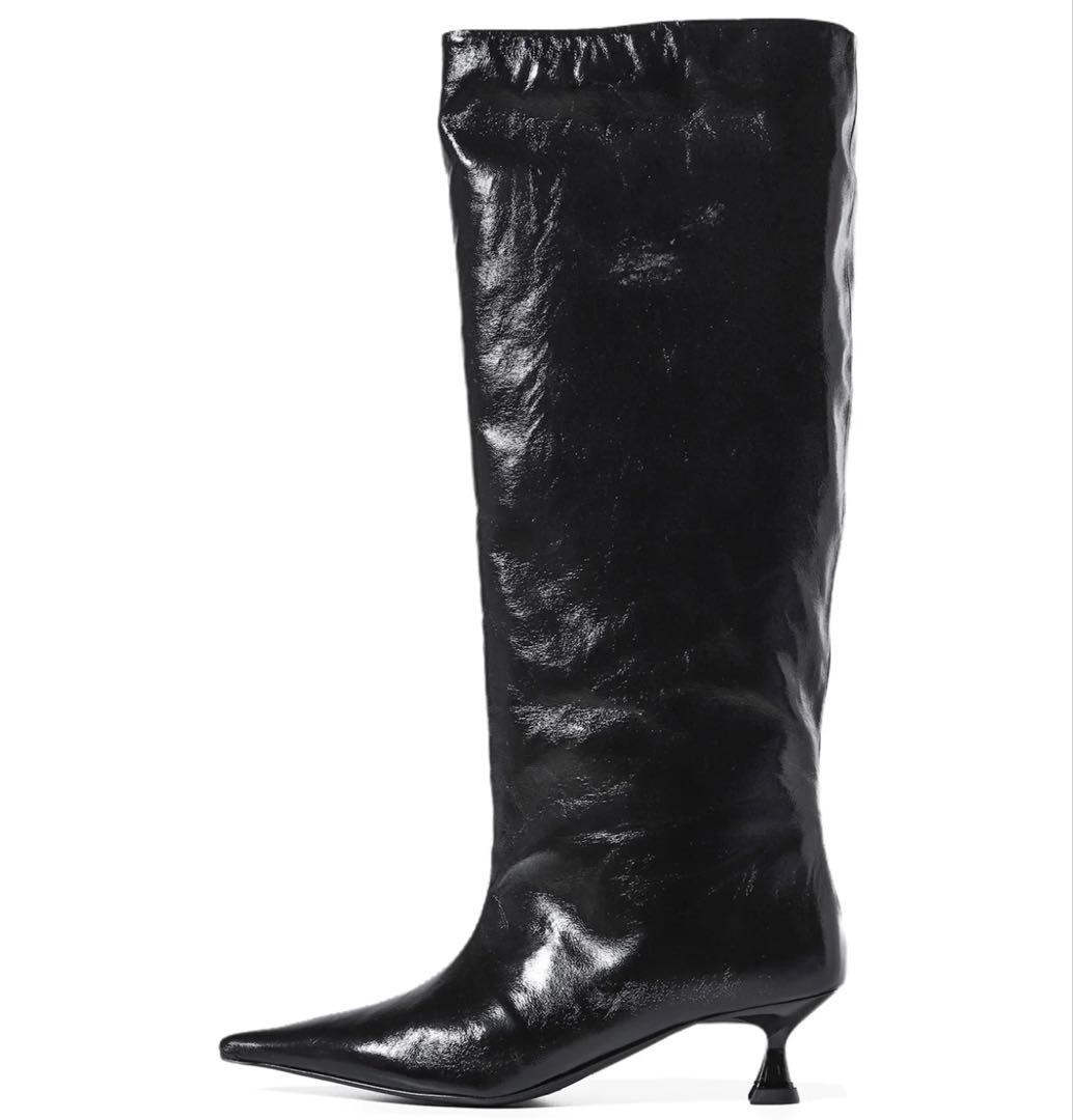 靴 SOFT SLOUCHY HIGH SHAFT BOOT NAPLACK
