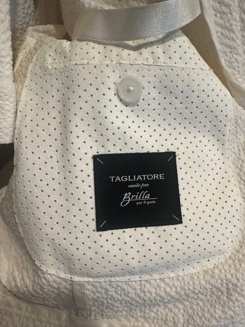 TAGLIATORE‼️ブリッラコラボ⭐️新作‼️48⭐️シアサッカ‼️セットアップ‼️