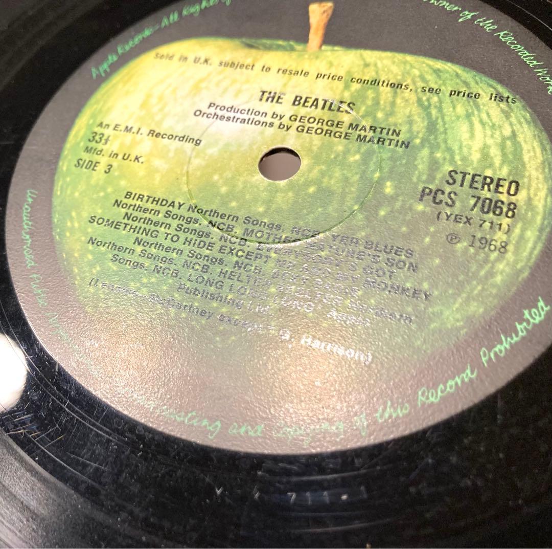 超初期　UKオリジナル盤　ビートルズ　ホワイトアルバム　stereo レコード