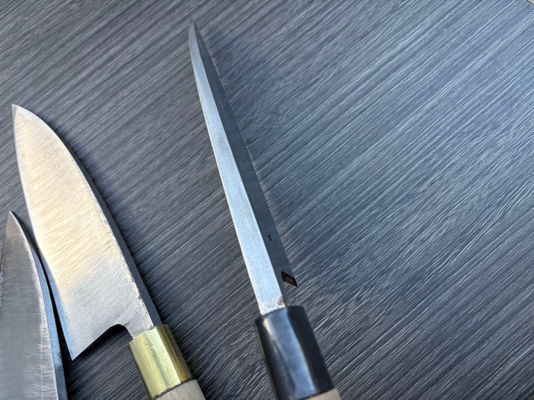 【セット】清弘 堺刀司 重光 瑞雲龍 出刃 180mm 165mm 150mm