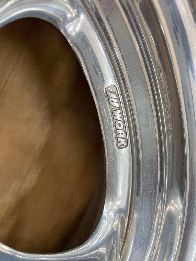 【現品限り】ワーク グッカーズ 中古アルミホイール 15インチ4本セット軽自動車