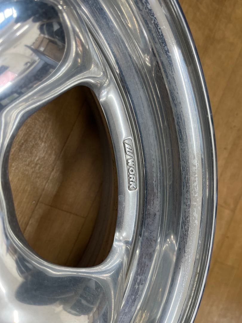 【現品限り】ワーク グッカーズ 中古アルミホイール 15インチ4本セット軽自動車