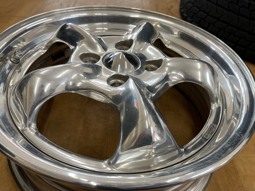 【現品限り】ワーク グッカーズ 中古アルミホイール 15インチ4本セット軽自動車