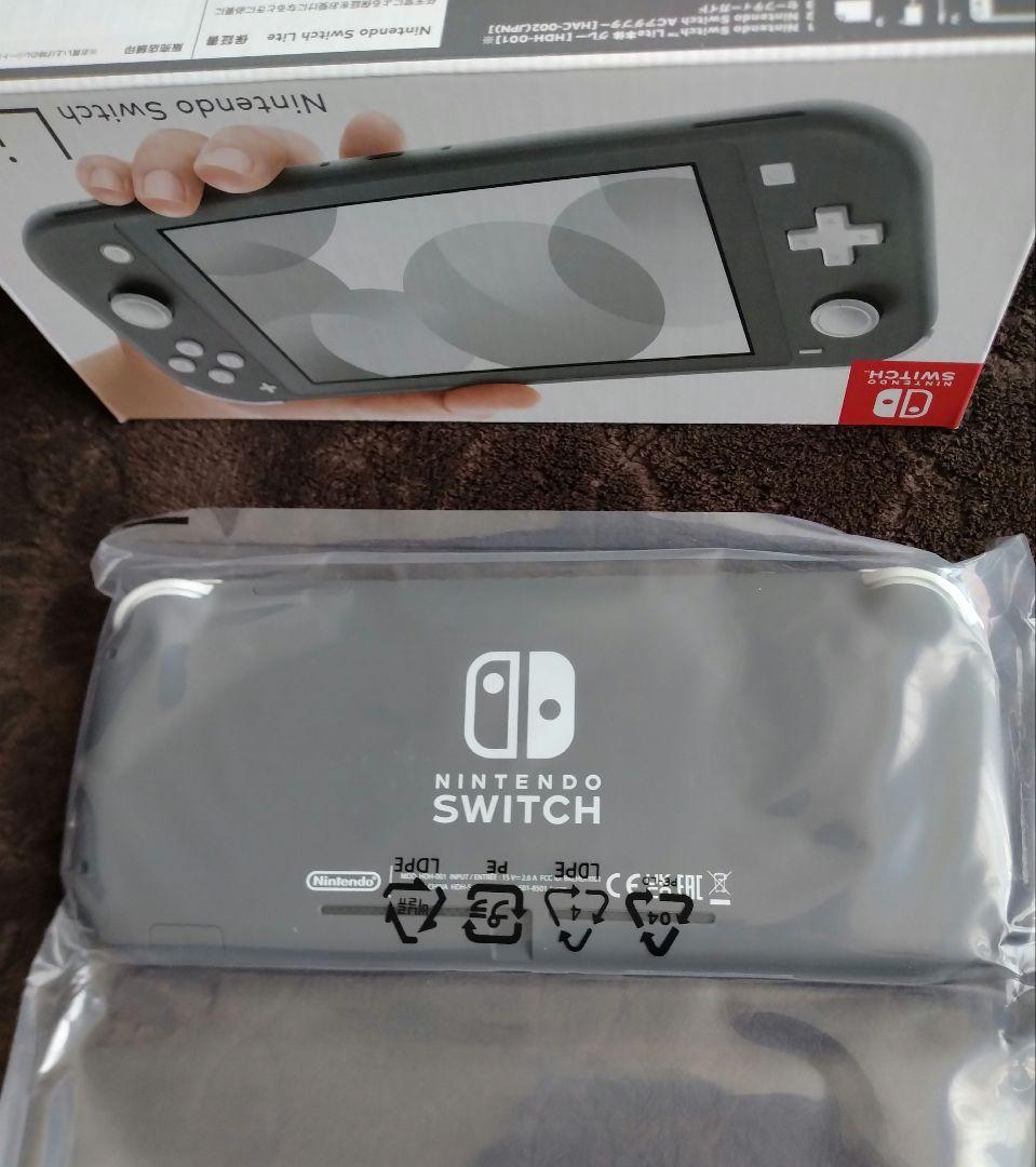 新品未使用　任天堂スイッチライトグレー 本体