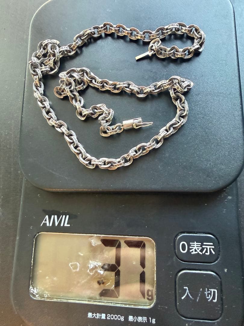 CHROME HEARTS クロムハーツペーパーチェーン 20インチ　52cm