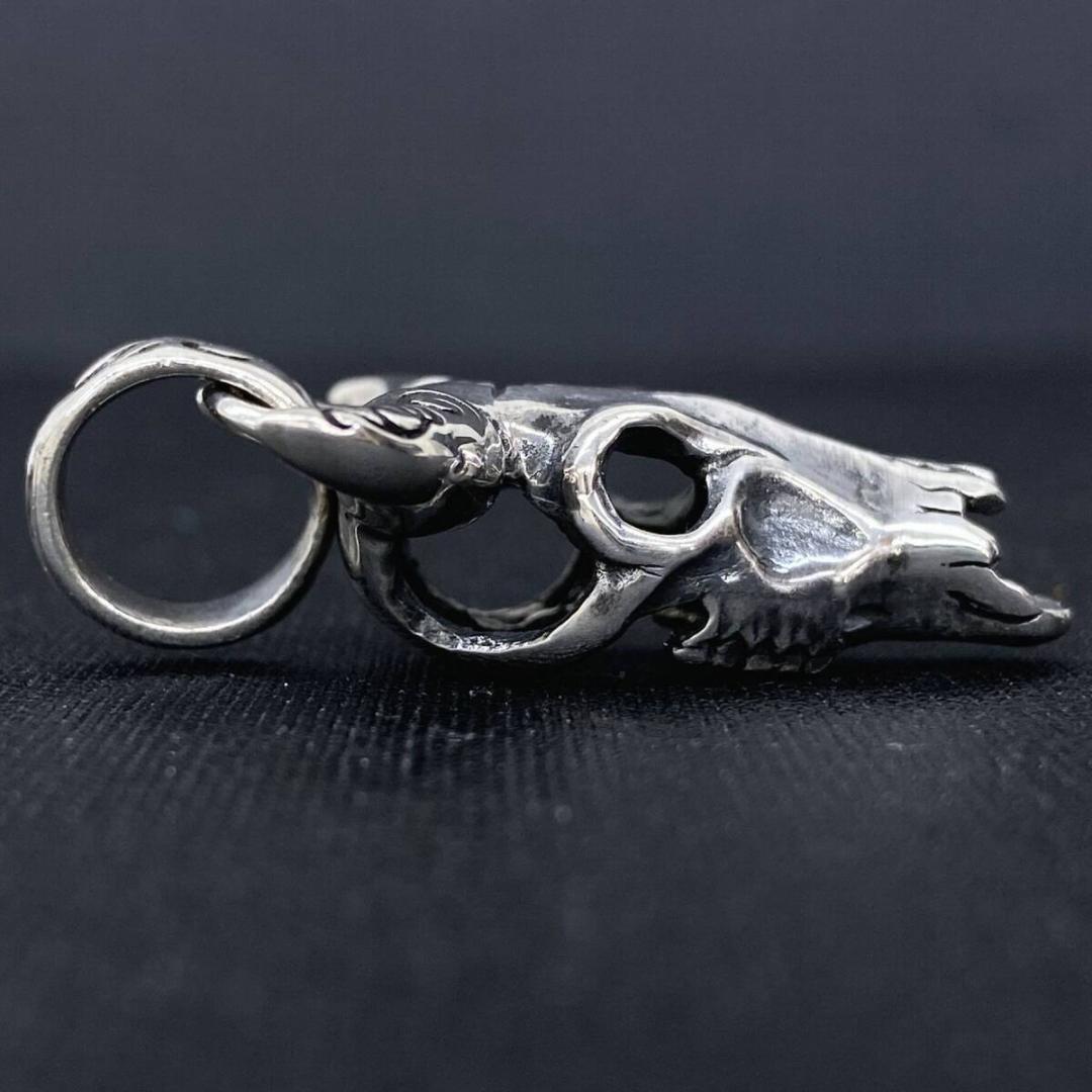 美品 SAAD シルバー サンシンボル アラベスク バッファロースカルペンダント