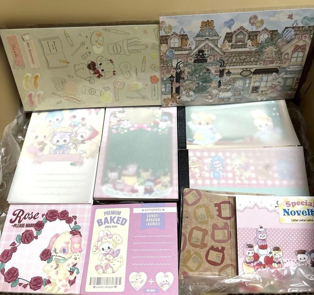 a*可様 メモ帳　マステ　Cherish365 LieBe ayyjewel ま