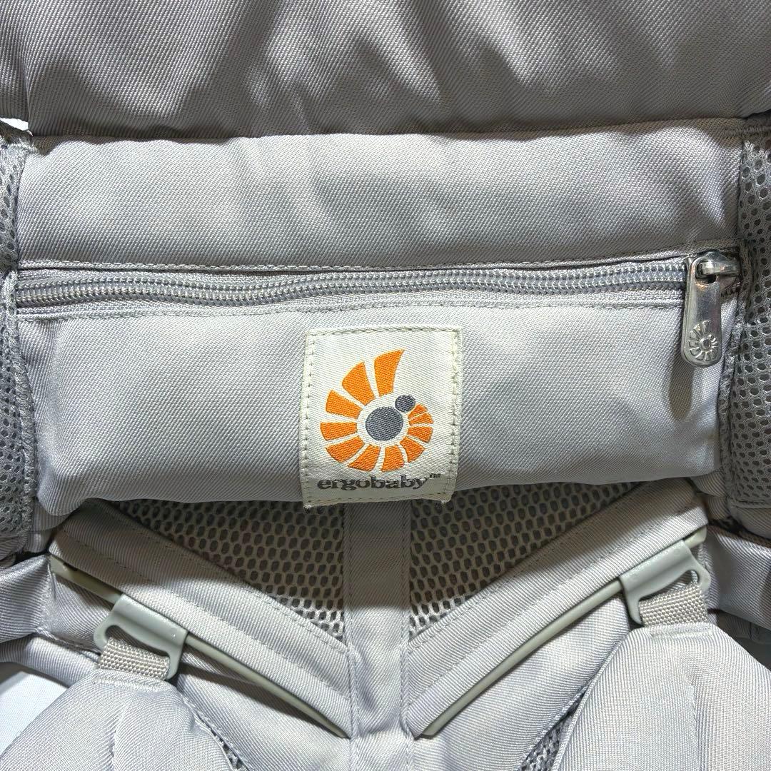 エルゴベビー オムニ360 クールエア メッシュ 抱っこ紐 グレー ポーチ付き