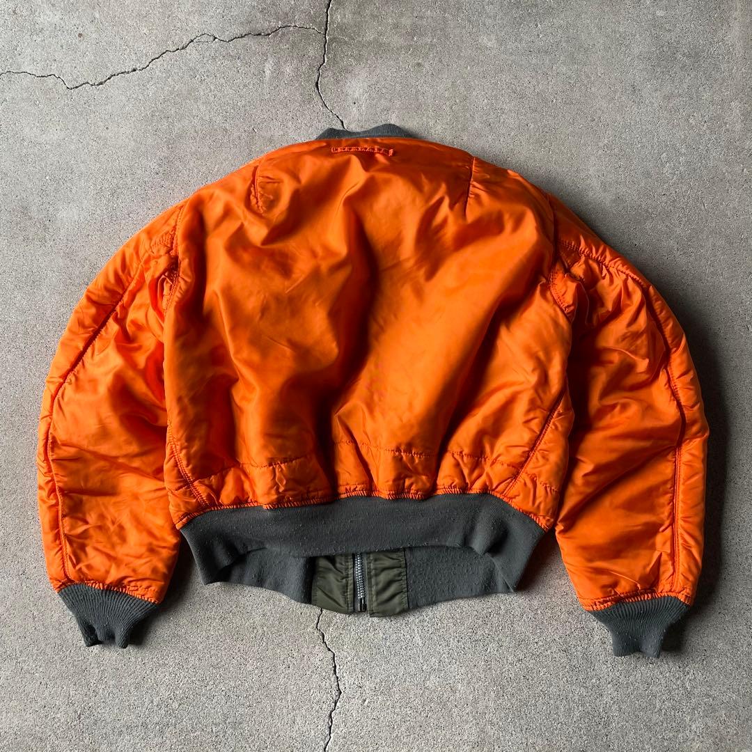 90s USA製 アルファ MA1 flight bomber jacket
