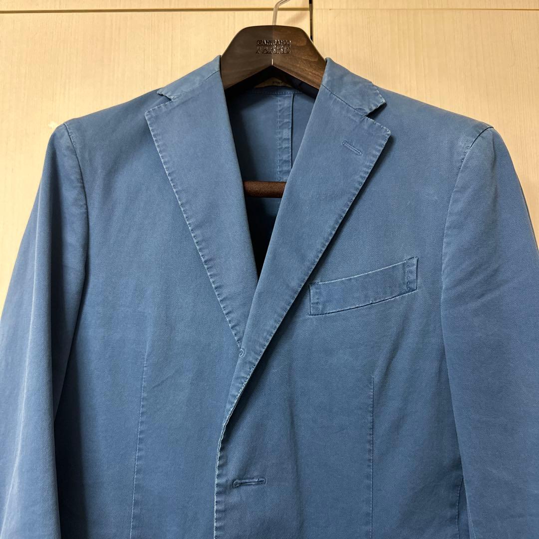 美品 ボリオリ COAT ストレッチコットンアンコン ジャケット46 イタリア製