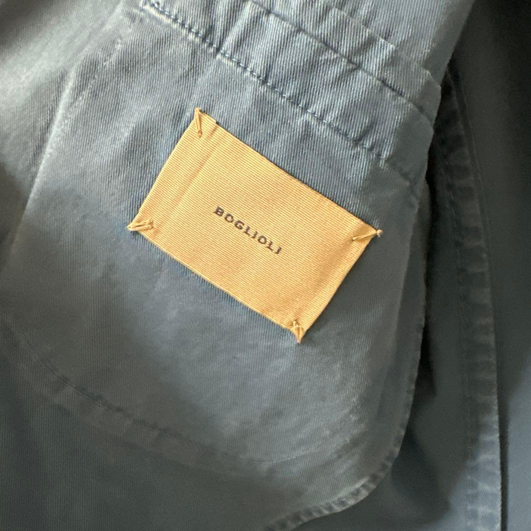 美品 ボリオリ COAT ストレッチコットンアンコン ジャケット46 イタリア製