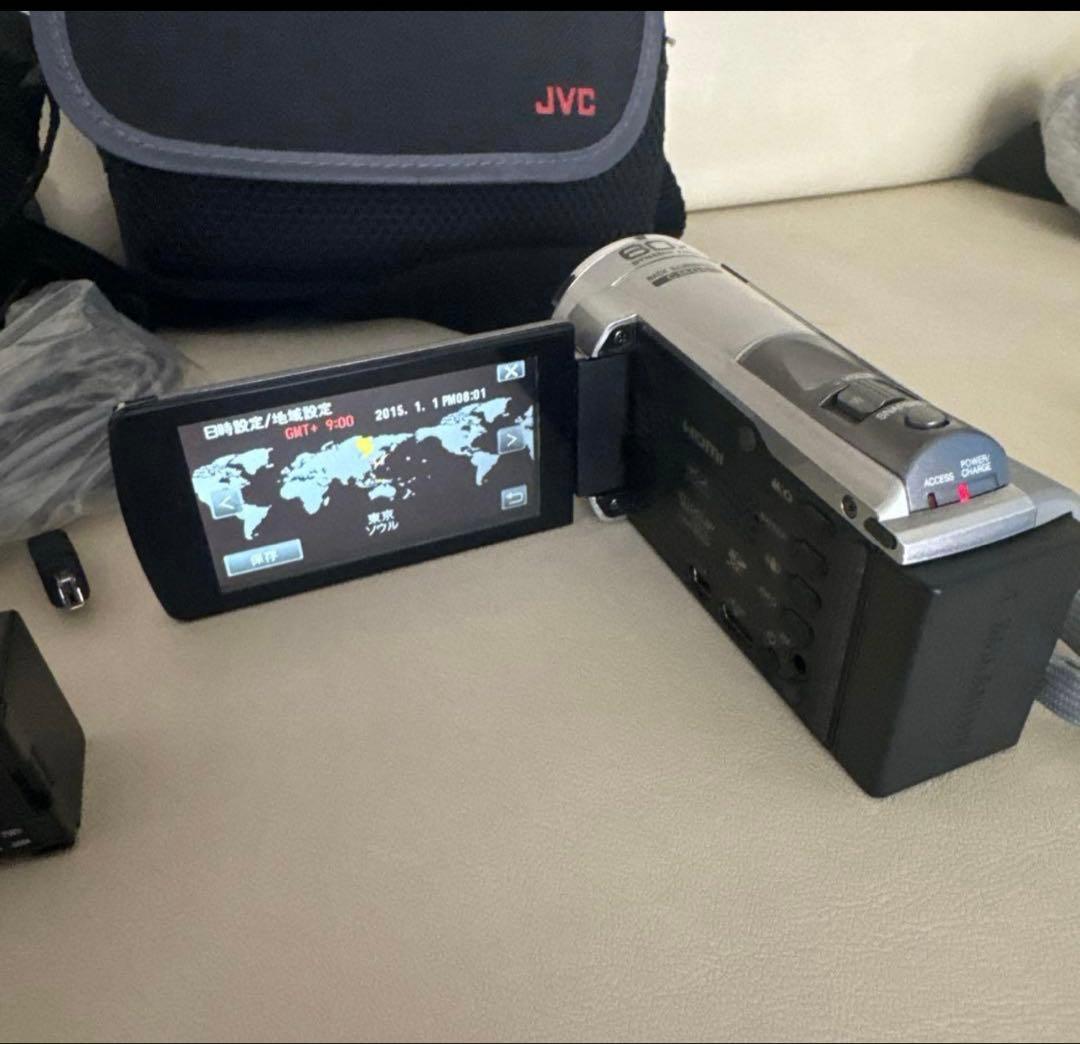JVC GZ-E100 ビデオカメラ 60倍ズーム