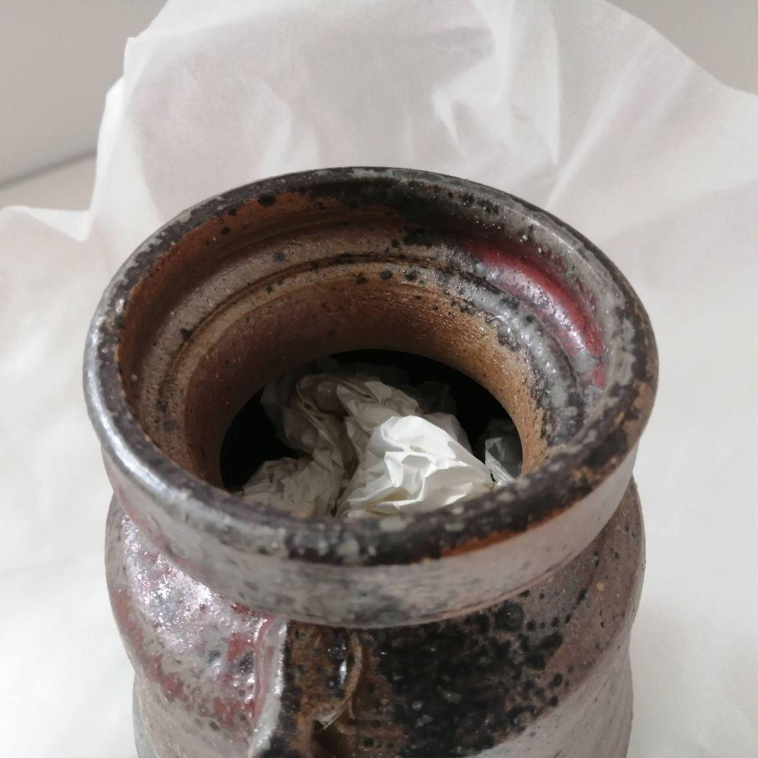 信楽焼 小河仁斎 花入 小河得斎 花器 花瓶