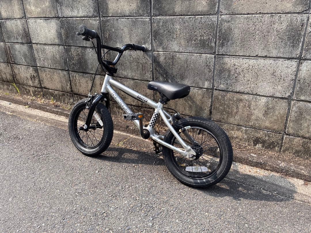 ks☆ミ　キッズ BMXバイク ダーカスワン シルバー 14インチ 子供用