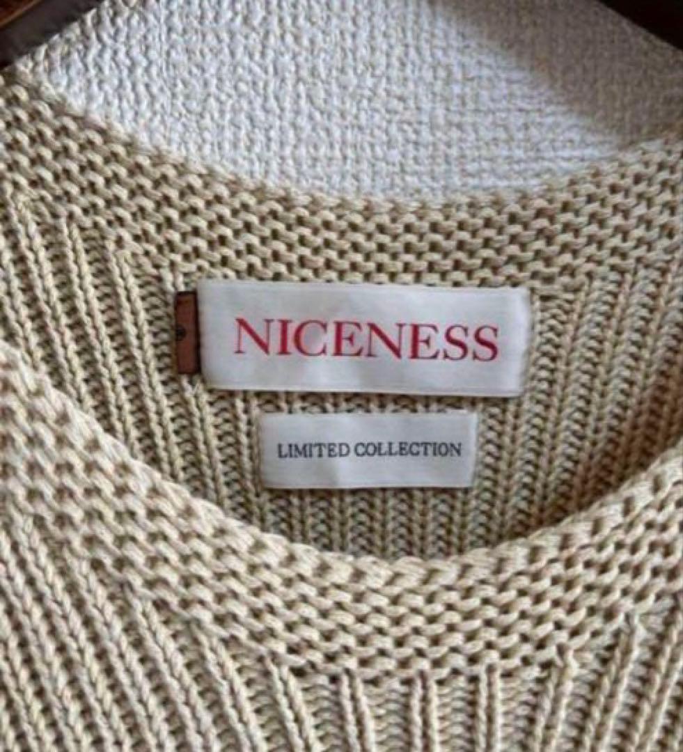 NICENESS LENNY LIMITED EDITION ニットベスト