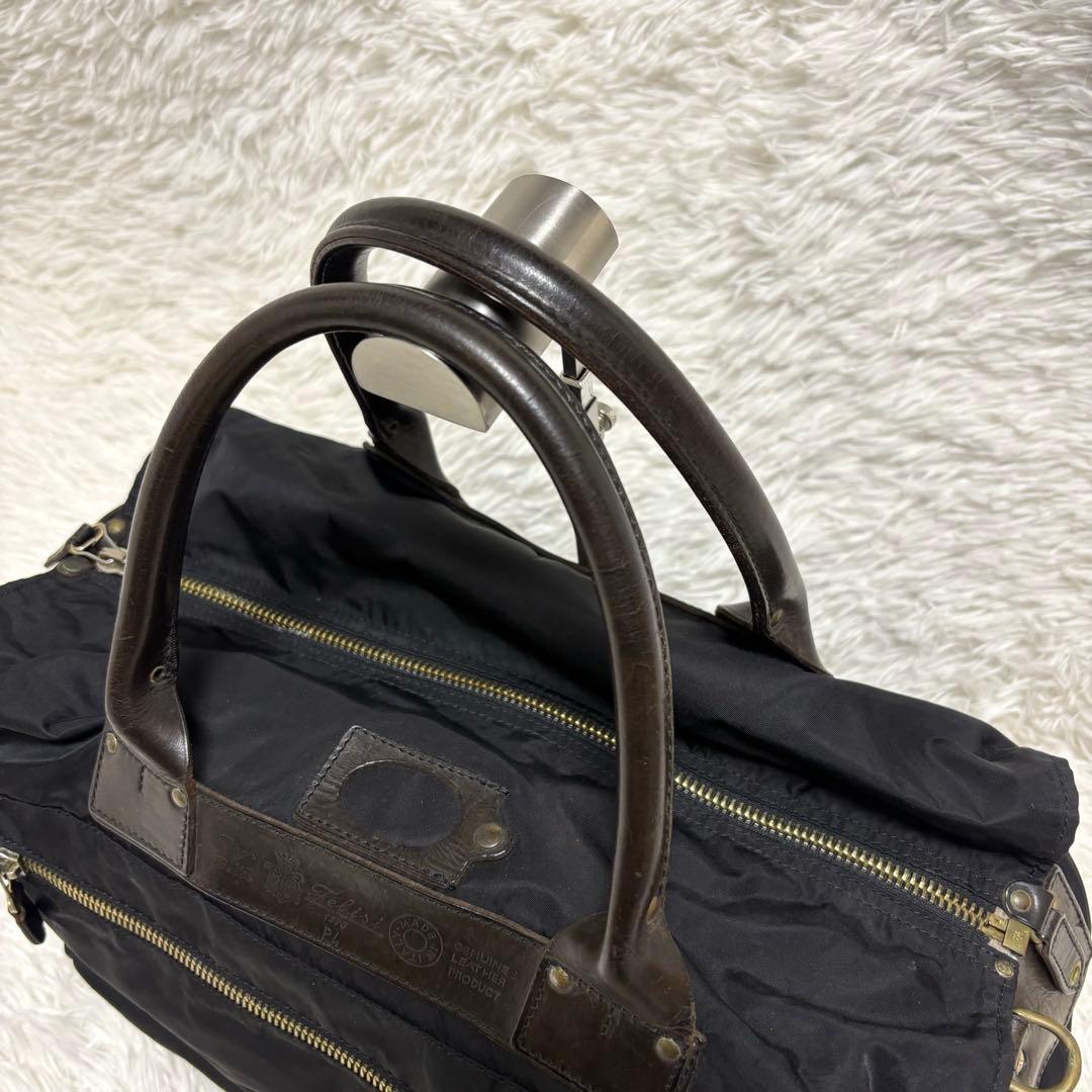 美品★Felisi 2way ボストンバッグ P4 ショルダー 黒