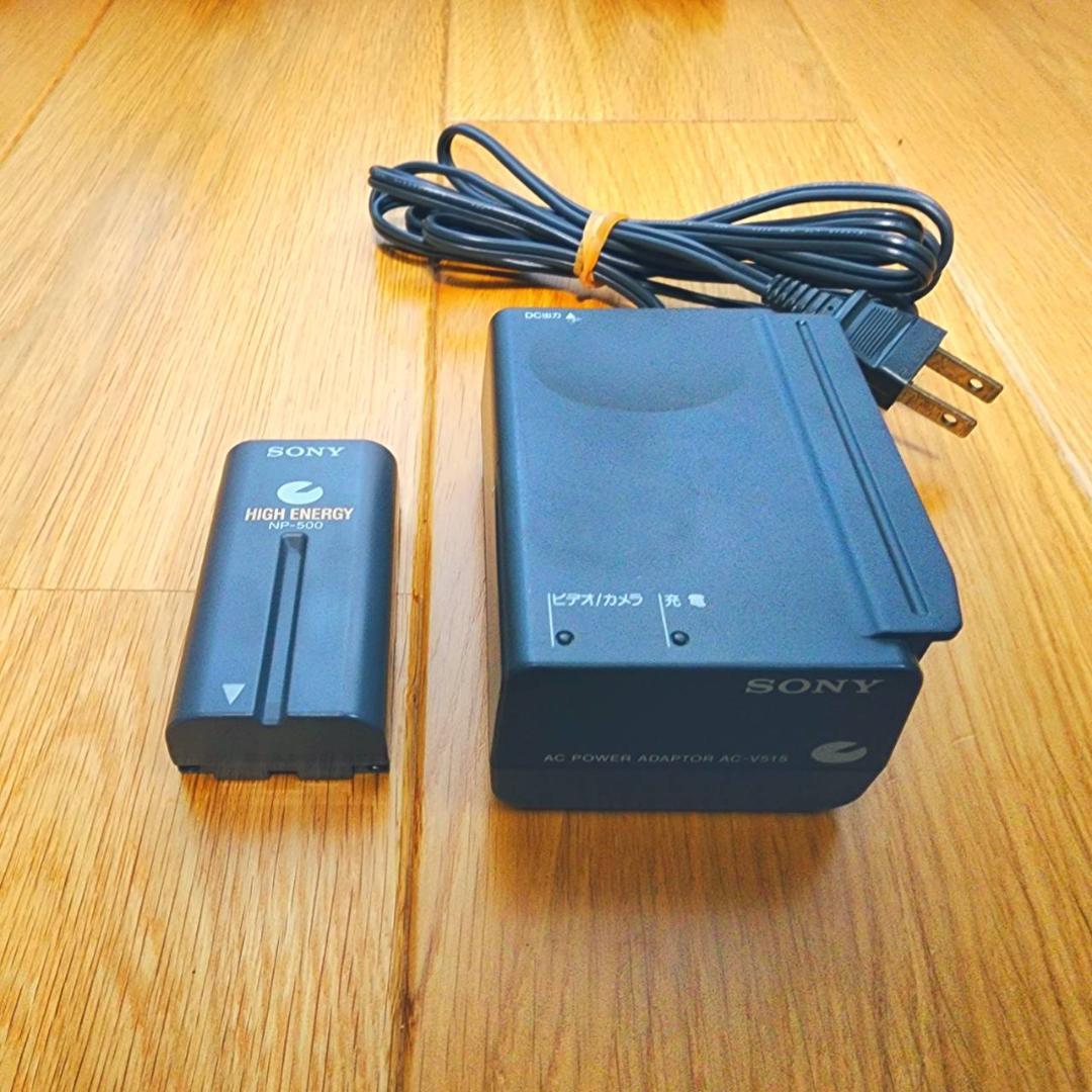 【動作確認済】 SONY Hi8 高画質 ビデオカメラ AC アダプタ セット