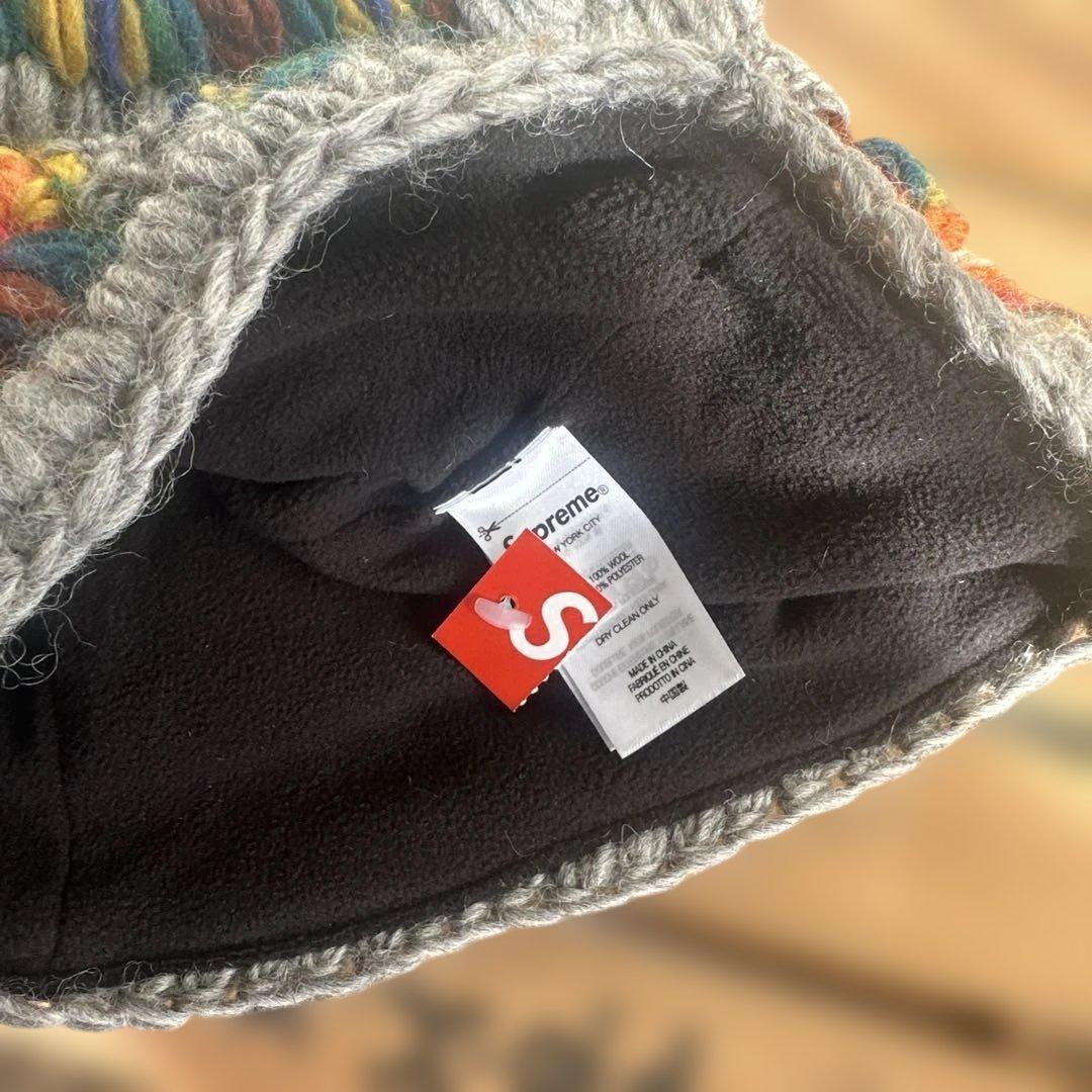 Supreme 25SS Crochet Beanie Heather グレー
